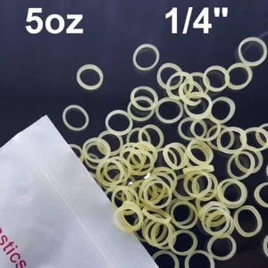 100x Orthodontic Rubber Bands Braces Stretch Elastic Oral Mouth Teeth 5oz 1/4" - Picture 1 of 6