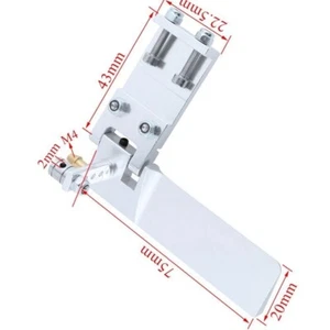 75mm 95mm Rudder W/water Pickup Absorbing Steering for Electric Gas RC Boat - Picture 1 of 6