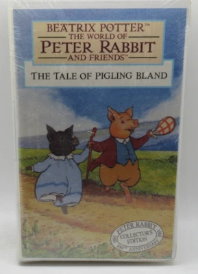 BEATRIX POTTER - THE TALE OF PIGLING BLAND ANIMATED VHS VIDEO, 100TH ANNIV. ED. Foto 1 de 4