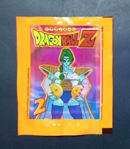 DRAGON BALL Z2- Sealed Packet of 5 Stickers Navarrete 1996 Rare Mexican version.