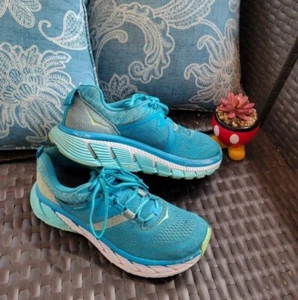 Hoka Pre-owned Size 9.5 Teal - Picture 1 of 5