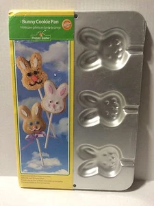 Wilton Bunny Rabbit Cookie Pan 2105-2957 Easter Sheet New Spring Treat Sealed - Picture 1 of 6