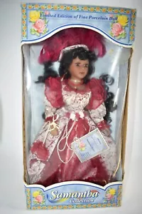 RARA BAMBOLA PORCELLANA ""LA COLLEZIONE BAMBOLE SAMANTHA - SERIE 2006 SAMANTHA MEDICI - Foto 1 di 10