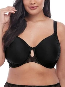 Elomi Charley Womens El4383BLK Black T-Shirt Bra 36DDD NWT - Picture 1 of 2