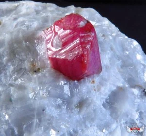 53GR. VERY NICE TERMINATED RUBY IN MARBLE - Picture 1 of 4