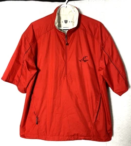 Nike Golf half Zip short sleeve jacket newnan country club size Large - Picture 1 of 8
