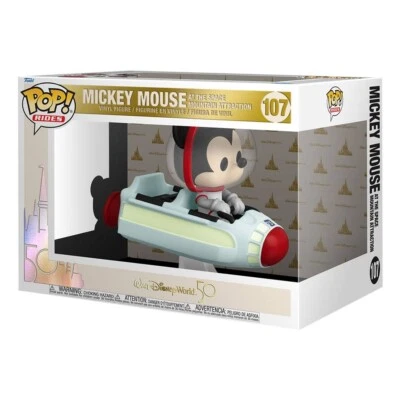 Funko POP Rides 107 Walt Disney World 50th Anniversary Mickey Mouse At The Space - Immagine 1 di 2