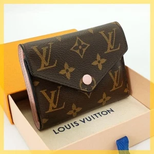 Louis Vuitton Monogram Victorine Rose Ballerine M62360 Wallet Without Box - Picture 1 of 9