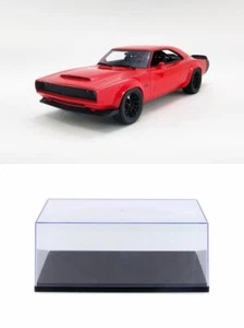 DIECAST CAR W/DISPLAY CASE 1968 DODGE SUPER CHARGER CONCEPT US036 1/18 RESIN CAR - Picture 1 of 3