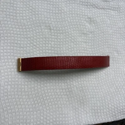 GENUINE PIAGET MISS PROTOCOLE WATCH STRAP BAND LIZARD Reddish LEATHER 13 x 13 mm - Image 1 of 4