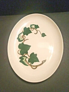 METLOX Poppytrail CALIFORNIA IVY 13" Oval Serving Platter, Retired - Picture 1 of 3