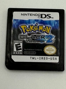 Pokemon: Negro Versión 2 (Nintendo DS, 2012) Cartucho Solo Probado y Auténtico - Imagen 1 de 5
