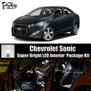 Bright White LED Lights Interior Package Kit for 2012 - 2016 Chevrolet Sonic - Picture 1 of 11
