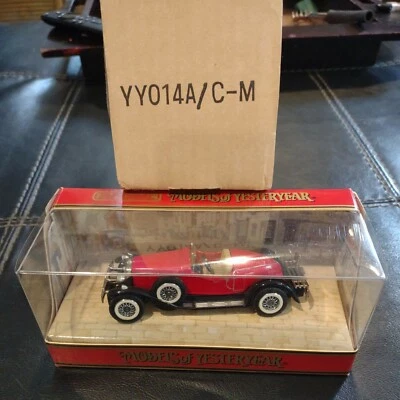 Matchbox Yesteryear YY014 A/C 1931 Stutz Bearcat Red/Black NIB! - Image 1 of 3