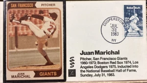 Juan Marichal Gedenkumschlag 1983 San Francisco Giants - Bild 1 von 1