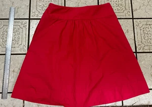 J CREW HOT PINK TAFETA knielanger Rock Größe 6 - Bild 1 von 8