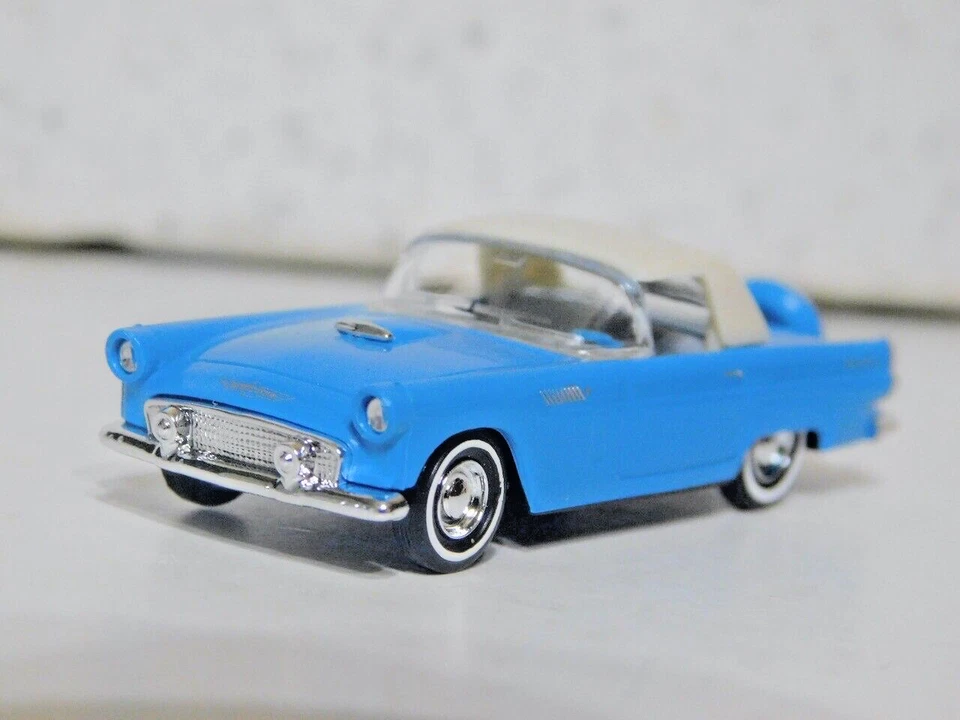 Ford Thunderbird Cabrio Busch 1/87 45239 techo cerrado 1956 turquesa nuevo en caja Foto 1 de 4