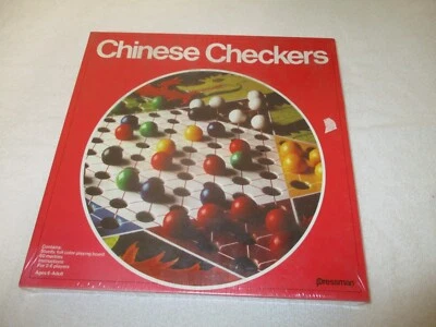 Chinese Checkers Board Game Vintage 1992 Pressman NEW FACTORY SEALED - Image 1 of 2