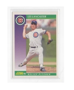 LES LANCASTER CHICAGO CUBS #348 - SCORE NM-MT 1992 Relief Pitcher - Picture 1 of 2
