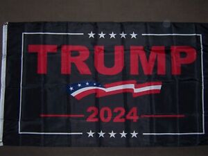 Drapeau Trump 2024 rouge blanc et bleu 3 x 5 pieds meilleure qualité vendeur américain aa