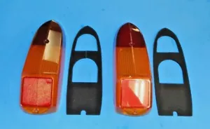 New Pair of Tail Lamp Stop Light Lens MGB MG Midget 1970-1980 - Picture 1 of 2