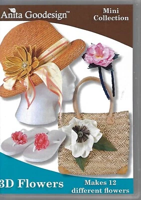 Anita Goodesign Mini Collection - 3D Flowers (CD-ROM) - Image 1 of 2