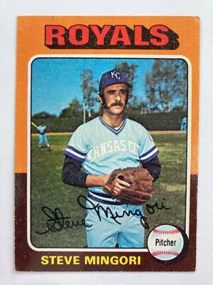 1975 Topps #544 Steve Mingori (Kansas City Royals)    (A) - Image 1 of 2