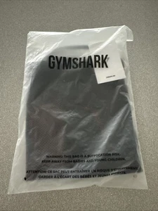 Medio apretado sin costuras Gymshark Onyx 5.0 negro/rojo carmín talla M mediano en mano - Imagen 1 de 4