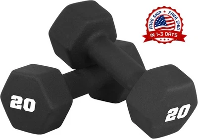 Juegos De Pesas De Mano Con Mancuernas Recubiertas De Neopreno 2 Unidades Nueva Foto 1 de 4