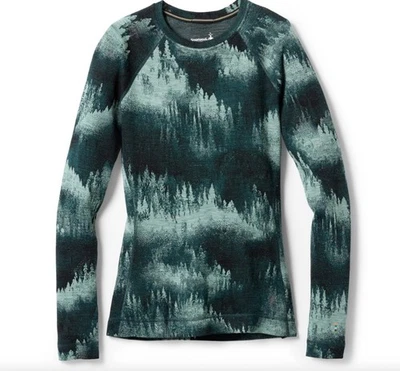 Top Smartwool para mujer clásico térmico Merino doble capa base SWO16369K68-XL NUEVO CON ETIQUETAS Foto 1 de 4