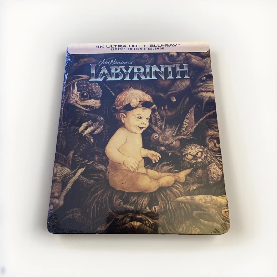 Labyrinth 1986 Shout Factory 4K UHD Blu-ray Steelbook US Import - Image 1 of 1