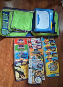 LeapFrog LeapPad Plus Writing LOT Books Cartridges Phonics Reading AUDIO FLAW - Picture 1 of 21