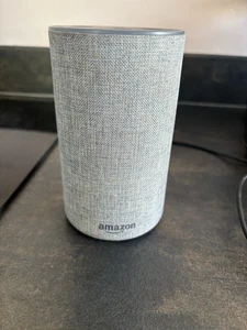 Amazon Echo 2nd Generation Smart Speaker Grey Fabric - Picture 1 of 2
