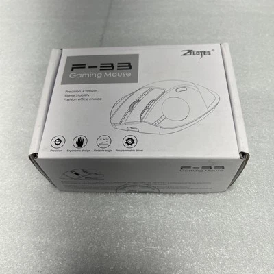 Zelotes F33 Trackball Gaming Mouse Bluetooth Ergonomic Mouse 2.4G Wireless - Image 1 of 4