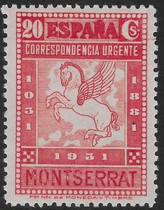SPAIN 1931. 20c. EXPRESS LETTER STAMP LMH. SG. E731. (D763) - Picture 1 of 2