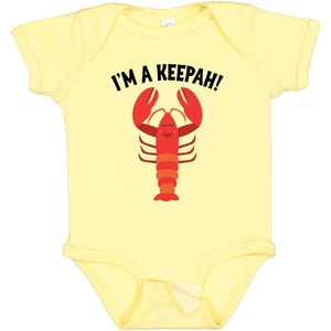 Inktastic Lobster Funny Im A Keepah Baby Bodysuit Seafood Beach Summer New - Picture 1 of 8