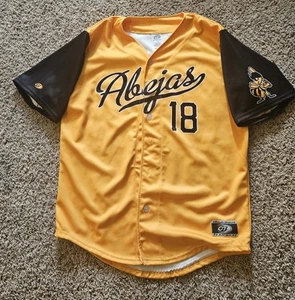 Salt Lake Bees Abejas gelb/schwarz Trikot #18 Größe M - Bild 1 von 6