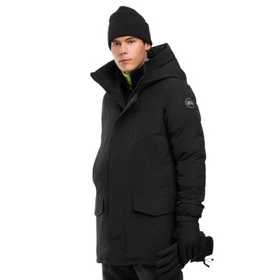 Casaco masculino Canada Goose Langford Parka Black Label 2062MB jaqueta preta XS novo - Imagem 1 de 4