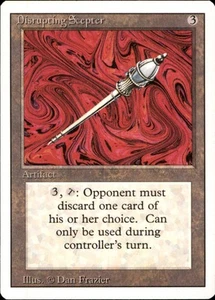 Disrupting Scepter Revised Edition - Magic The Gathering MTG Artifact - Picture 1 of 2