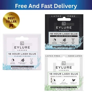 New 1x Eylure 18 Hour Lash Glue - Latex Free - CLEAR trending 2025 UK - Picture 1 of 9