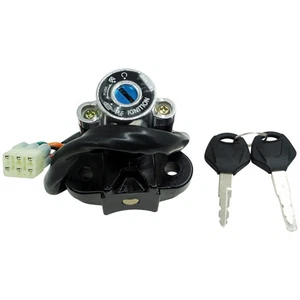 Universal Motorcycle Modified Ignition Key Lock Kit Switch For Kawasaki Yamaha - Picture 1 of 7