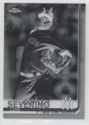 2019 Topps Chrome Negative Refractor Luis Severino #98 - Image 1 of 2