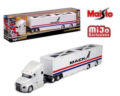 Maisto 1:64 Mack Anthem Enclosed Transporter - Custom Haulers Design - Image 1 of 4