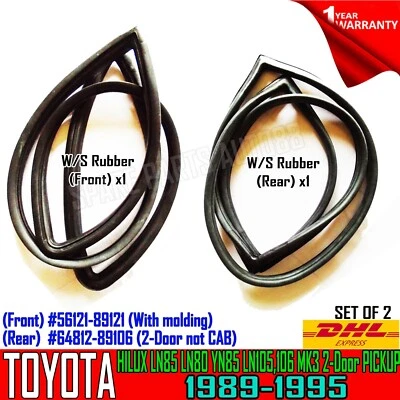 PARA TOYOTA 4-Runner LN85 MK3 Parabrisas Delantero/Trasero Restricción Goma Con MLDG Foto 1 de 4