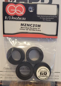 GQ RC Prod Mini Z foam tire donuts Narr 8.5mm C2 Soft/Med MZNC2SM 20mm Wheel (8) - Picture 1 of 4