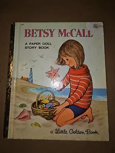 Betsy McCall Little Golden Book, RARE. Great Condition, A Paper Doll Story Book - Picture 1 of 10