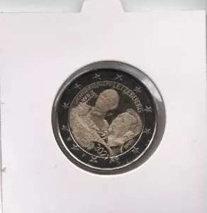 Luxemburg 2 Euro 2021 100. Geburtstag Großherzog Jean in Fotoprägung - Bild 1 von 2