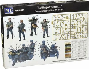 Master Box 3539 German motorcyclists 1940-43 "Letting off Steam" - - Imagen 1 de 2
