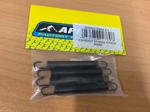 Apico Standard Exhaust Springs Size 90mm Black pack of 4 for Mx Motox Enduro - Picture 1 of 1