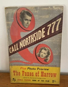 1948 CALL NORTHSIDE 777 By Warwick Mannon World Film Pub. Book Of Film 2/- - Picture 1 of 11